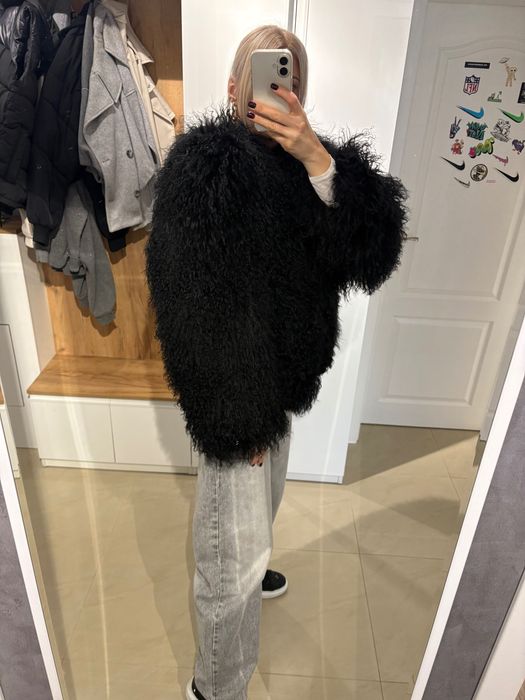 Палто от Монголска вълна, размер S