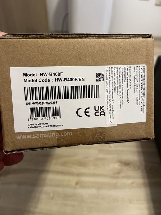 Soundbar Samsung HW B400F