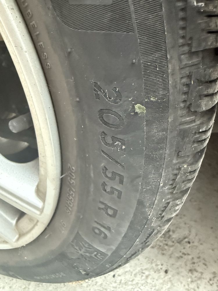 Jante aliaj 16” 5x112 cu anvelope michelin 205/55R15
