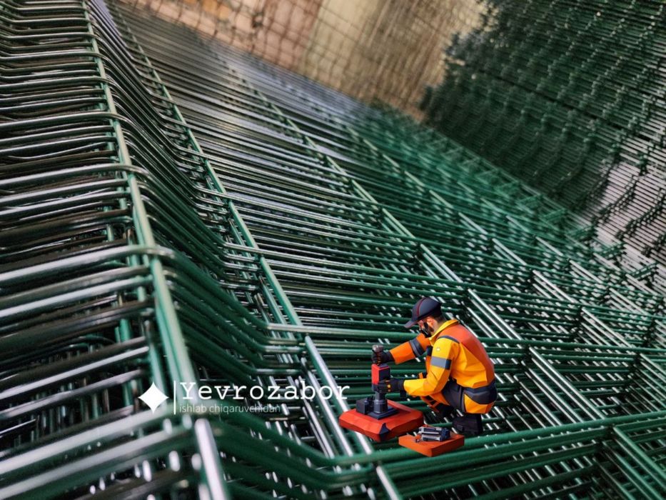 Yevrozabor setka установка Монтаж evrozabor Ustanovka еврозабор