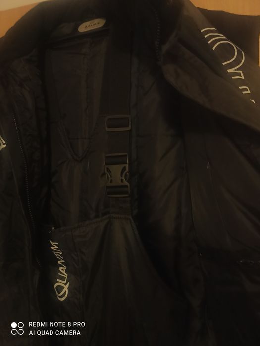 Costum de iarnă Quantum negru/gri