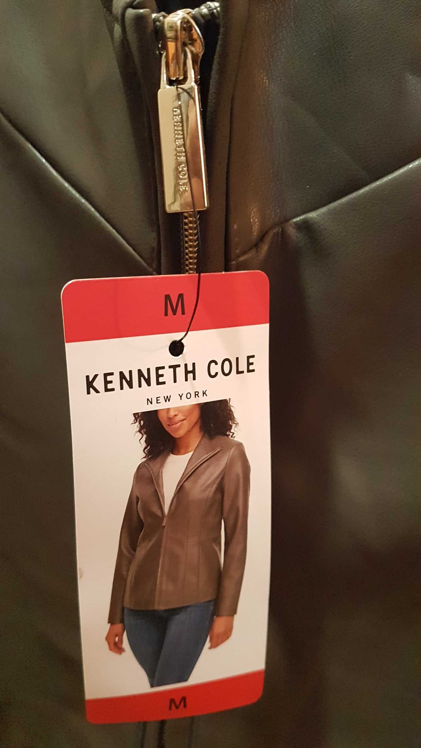 Ново дамско стилно яке Kenneth Cole изкуствена кожа размер М