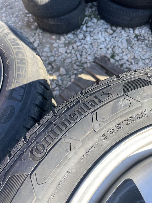215/60/17C CONTINENTAL 4бр. с джанти VW 5x120 оригинал