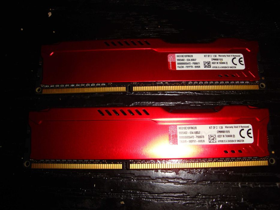 Kit memorie ram ddr3 8gb kingston hyperX Fury 1866Mhz HX318C10FRK2/8