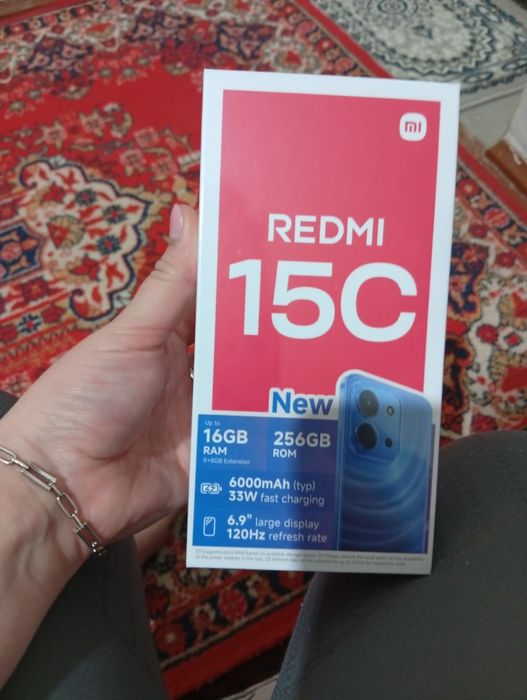 Редми 15 с 8/256 новый