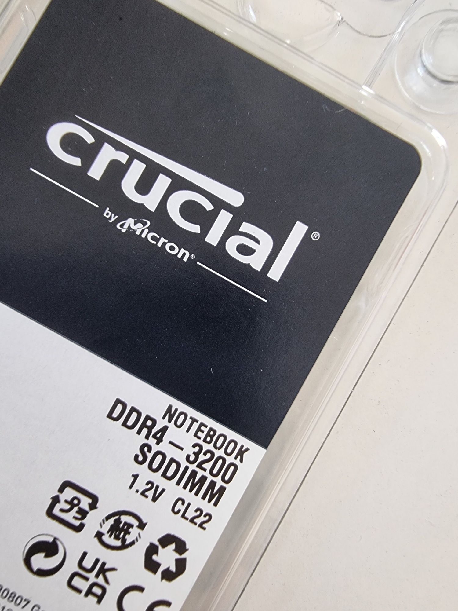 Рам памет Crucial 2 x 8GB DDR4 3200 SODIMM CL22 RAM