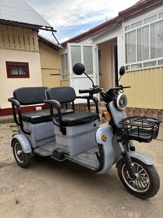 Tricicletă electrică Rotakt, 3 locuri, stare foarte bună