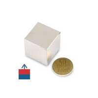 Magnet puternic din neodim 20x20mm - 25 kg forta