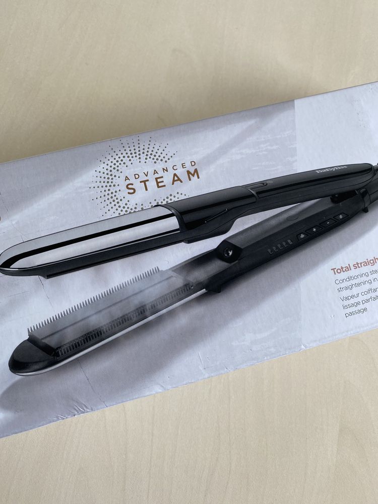 Placă de păr cu aburi 2 in 1 Steam Pure ST495E BaByliss