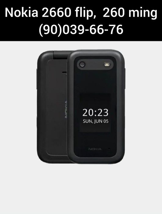 Nokia 2660, 2720, Knopkali liguwkali telefonla, Dostavka, Kafolat ,Gsm