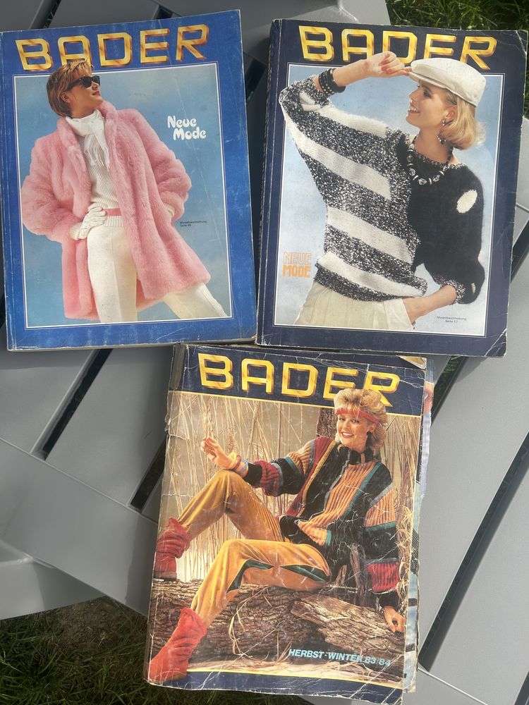 PReviste /Cataloage de moda BADER,complete, fără pagini lipsa