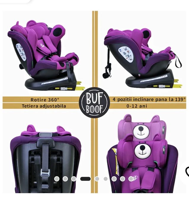 Vans scaun auto cu isofix
