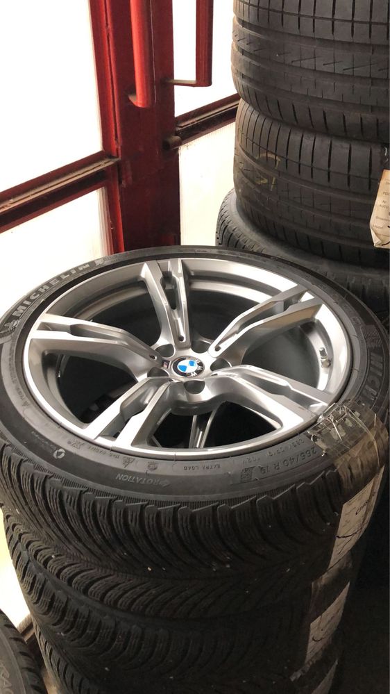 Set 4 Jante BMW M8 - 19" + Anvelope Iarna MICHELIN PILOT Alpin 5