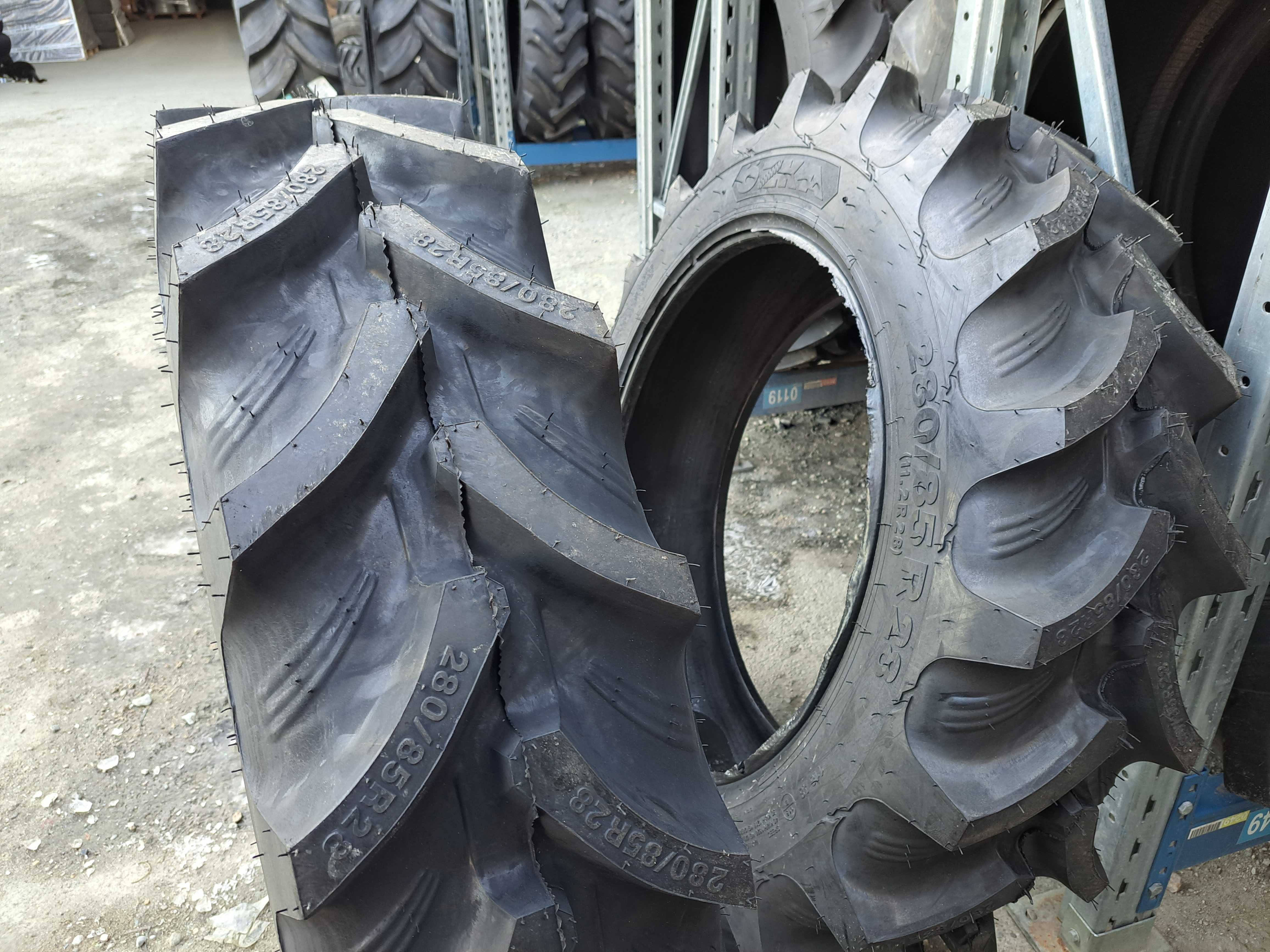 Anvelope noi 280/85R28 marca OZKA cauciucuri radiale 11.2R28