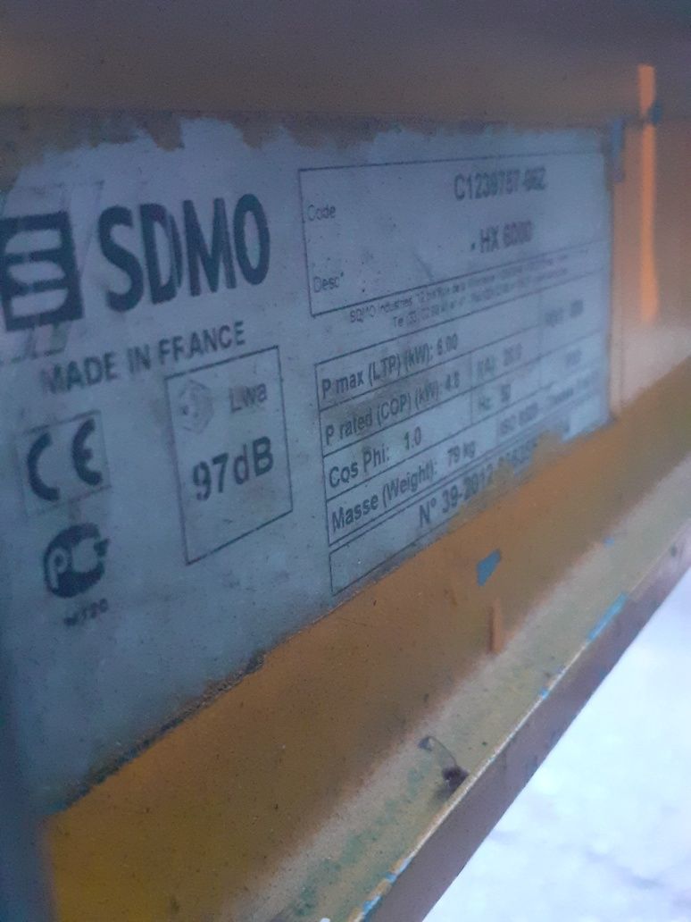 Vand Generator Honda SDMO 6 KW 220V