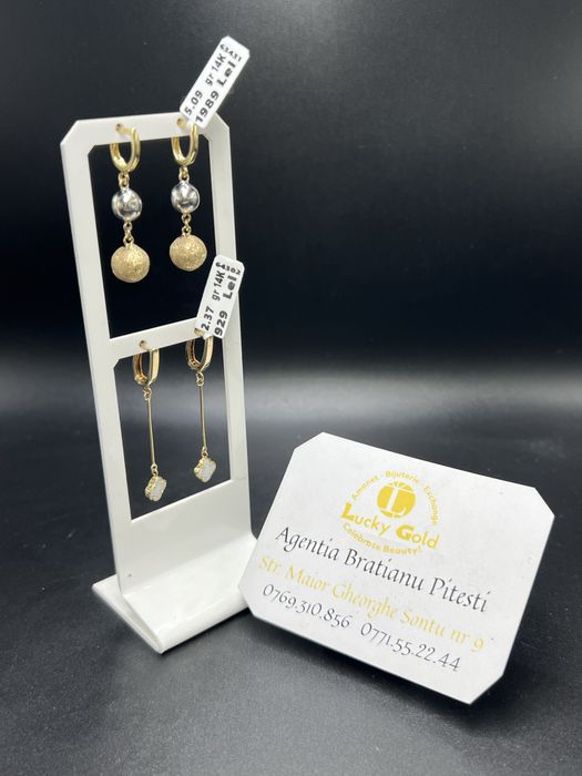 Cercei aur 14k diverse modele