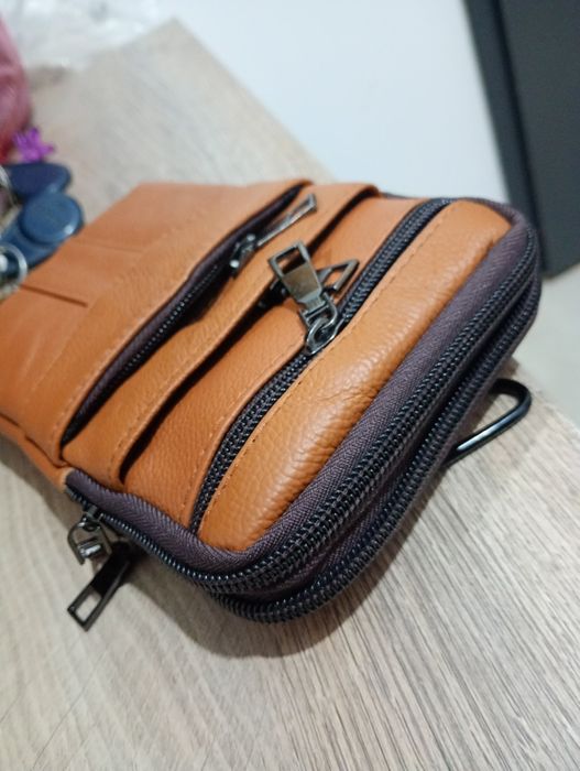 Borsetă bărbați piele bovină