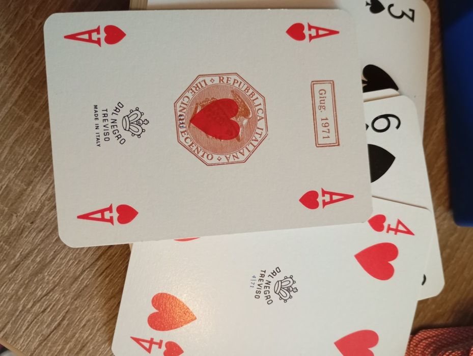 Set cărți de joc Dal Negro din 1971