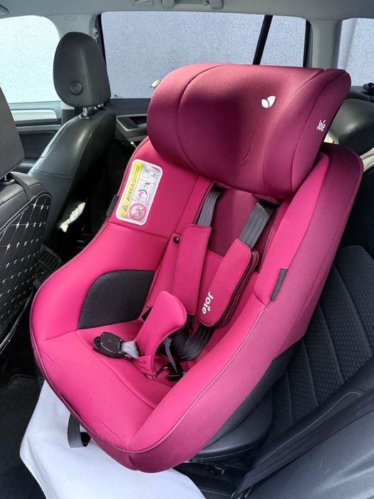 Scaun auto Joie, Rotativ cu Isofix Spin 360° Merlot, 0-18 kg