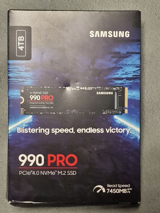 SSD Samsung 990 PRO 4TB PCI Express 4.0 x4 M.2 228