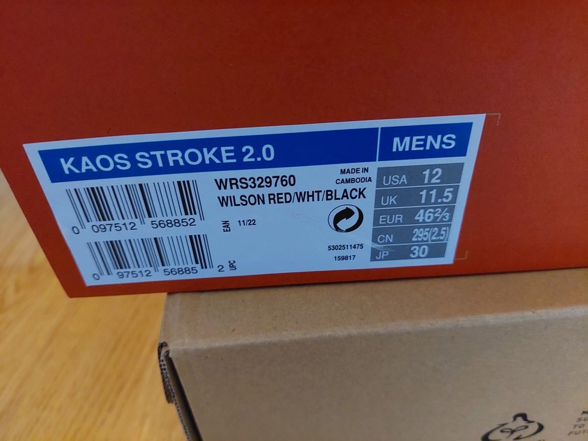 Wilson stroke Kaos 2,46(30 см стелка) маратонки