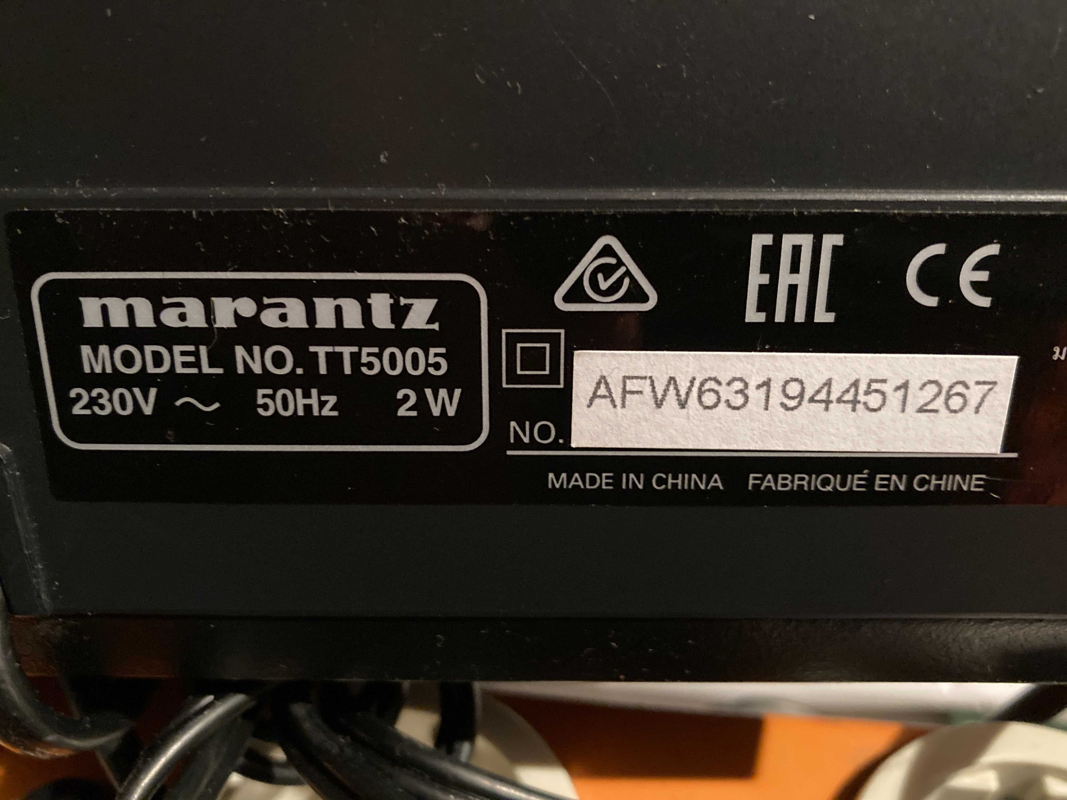 Нов грамофон Marantz TT5005 без игла и увреден капак