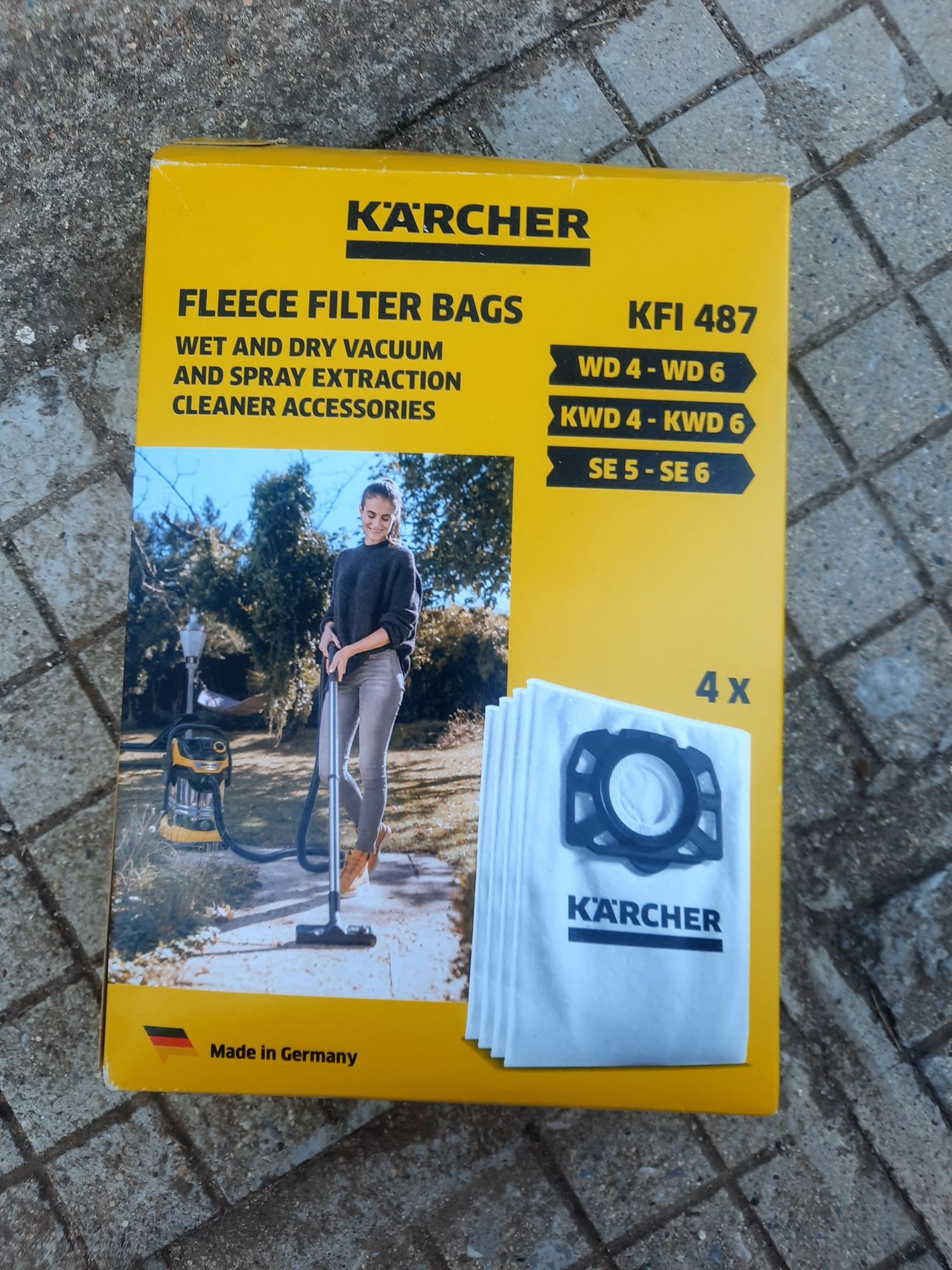 Торбички за прахосмукачка Karcher WD4