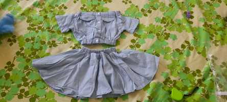 Seturi NOI bluza- fusta fetite 2-4 ani , masuri 100-110-120
