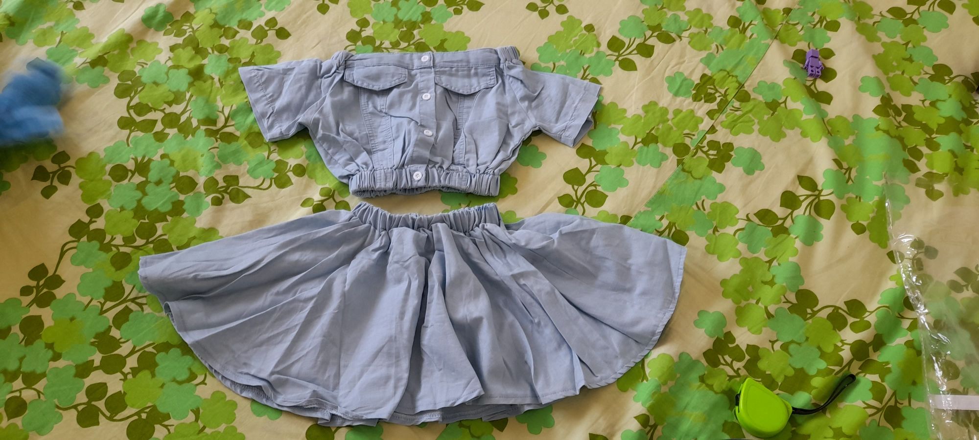 Seturi NOI bluza- fusta fetite 2-4 ani , masuri 100-110-120