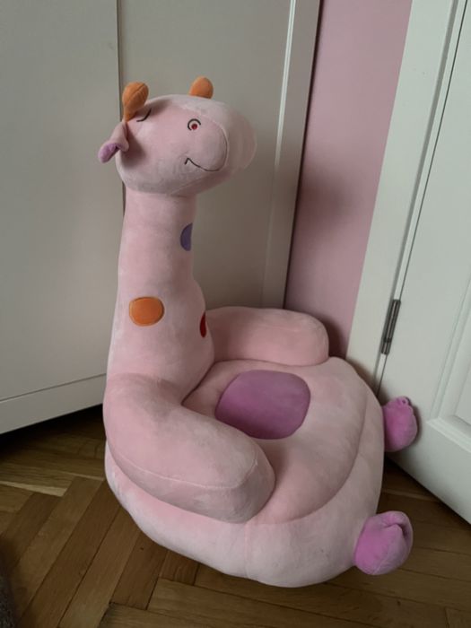Плюшен стол жираф