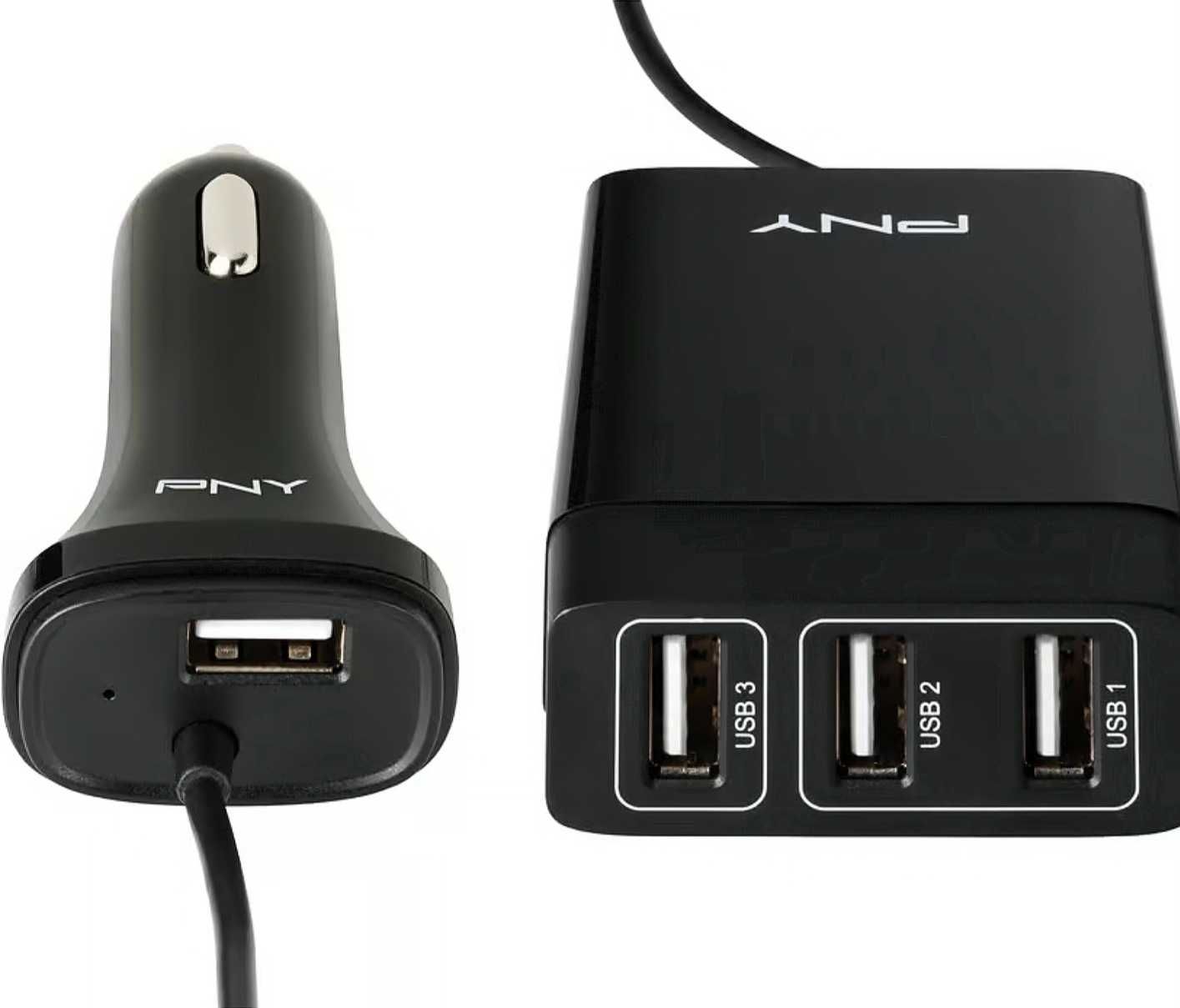 Incarcator auto PNY 29w cu 4 usb output