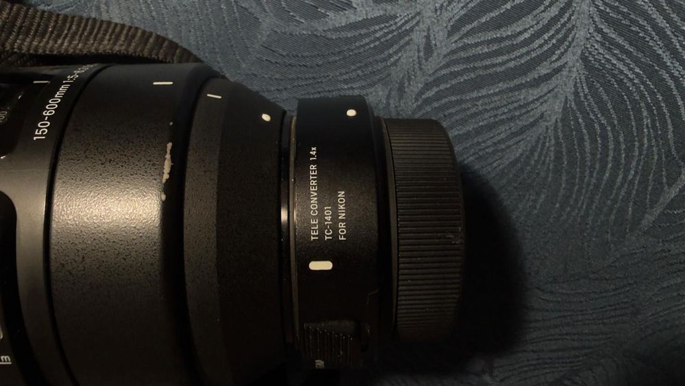 Sigma 150-600mm f/5-6.3 DG + Teleconvertor 1.4x