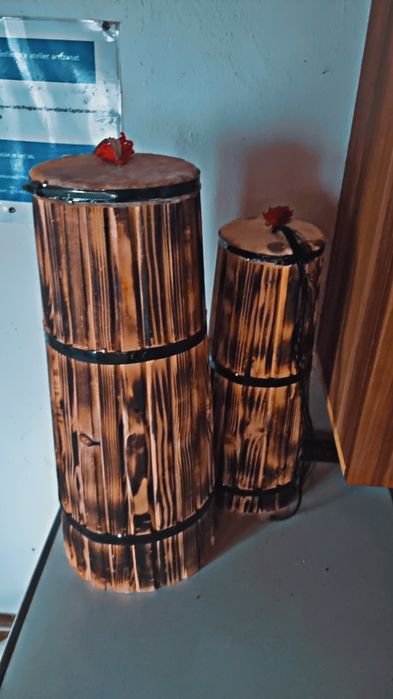 Buhai din doage de lemn