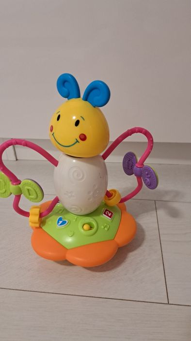 Jucarie bebelusi Noriel Bebe - Fluture cu activitati, bilingv