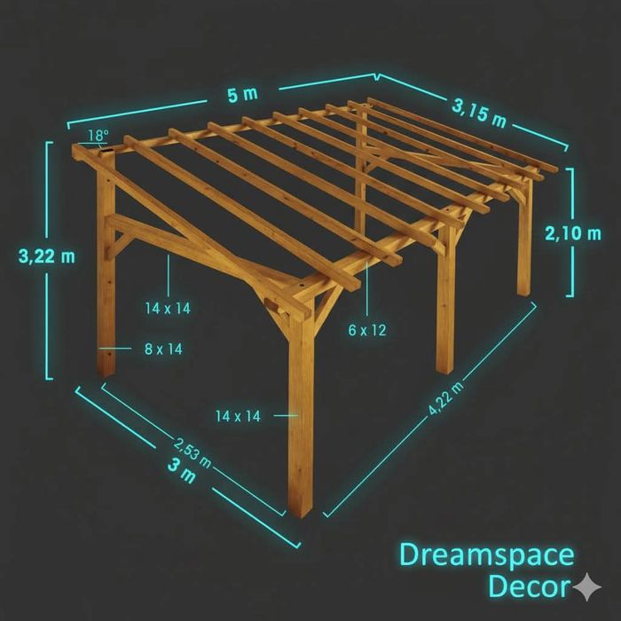 Executam la domiciliu cu materialele mele terase foișoare pergole maga