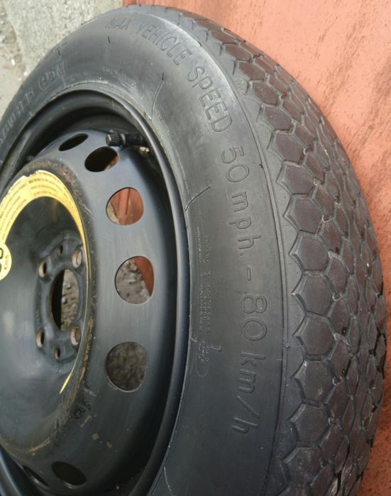 Резервна гума патерица 15 цола 4х98 58.1мм Fiat Alfa Lancia Фиат 4x98