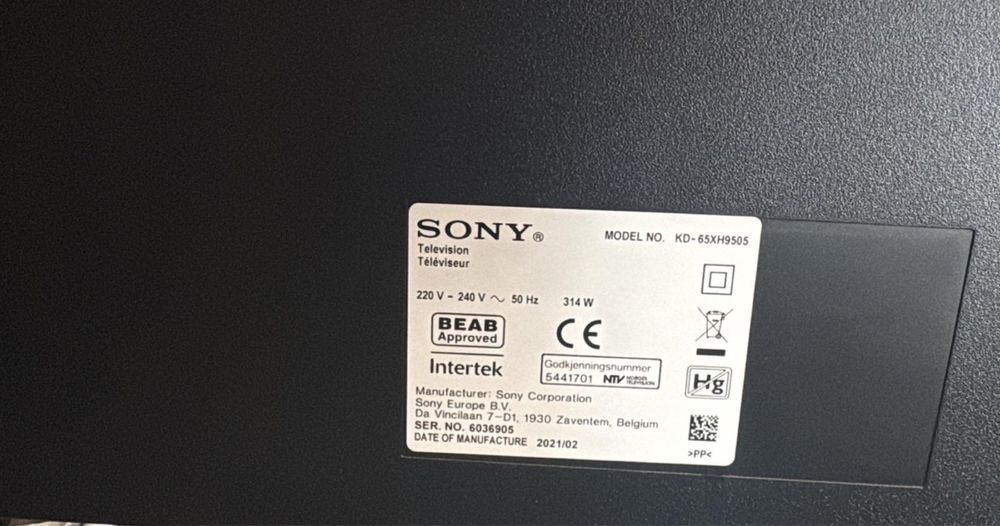 Televizor Sony A80l oled 55 138.8 cm