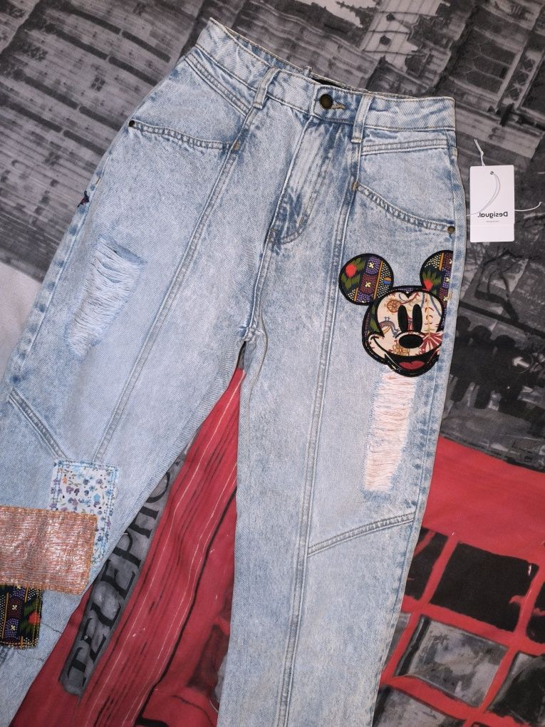 Нови desigual дамски дънки 26 размер