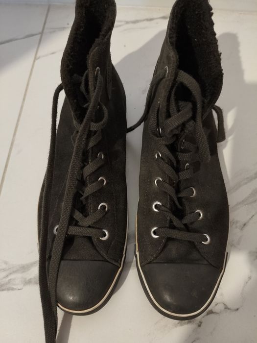 Converse ghete îmblănite,piele întoarsă, 41