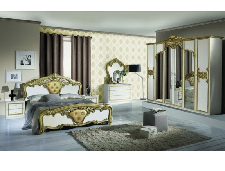 Set dormitor alb gold