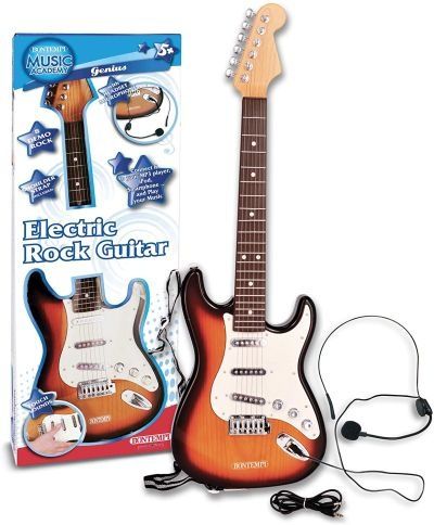 Детска електрическа китара с микрофон
