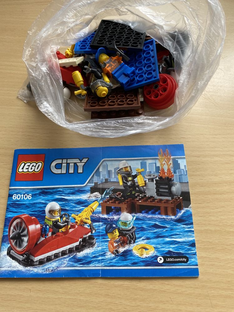 Lego City 60106 set de pompieri pentru incepatori