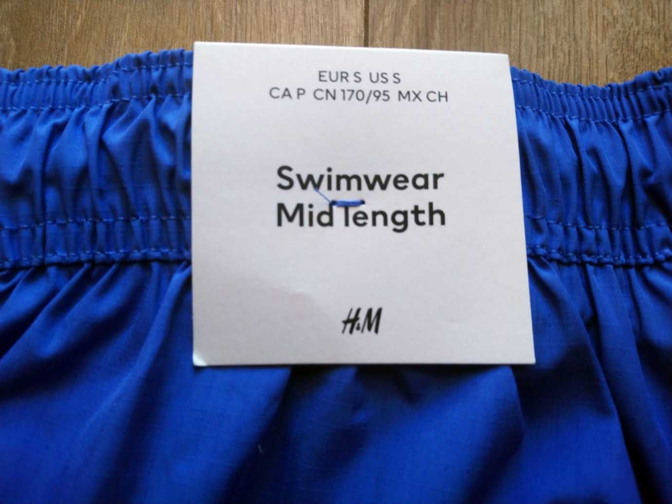 Нови мъжки плувни шорти H&M, размер S