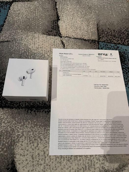 Airpods pro 2 originale nesigilate-cu factura