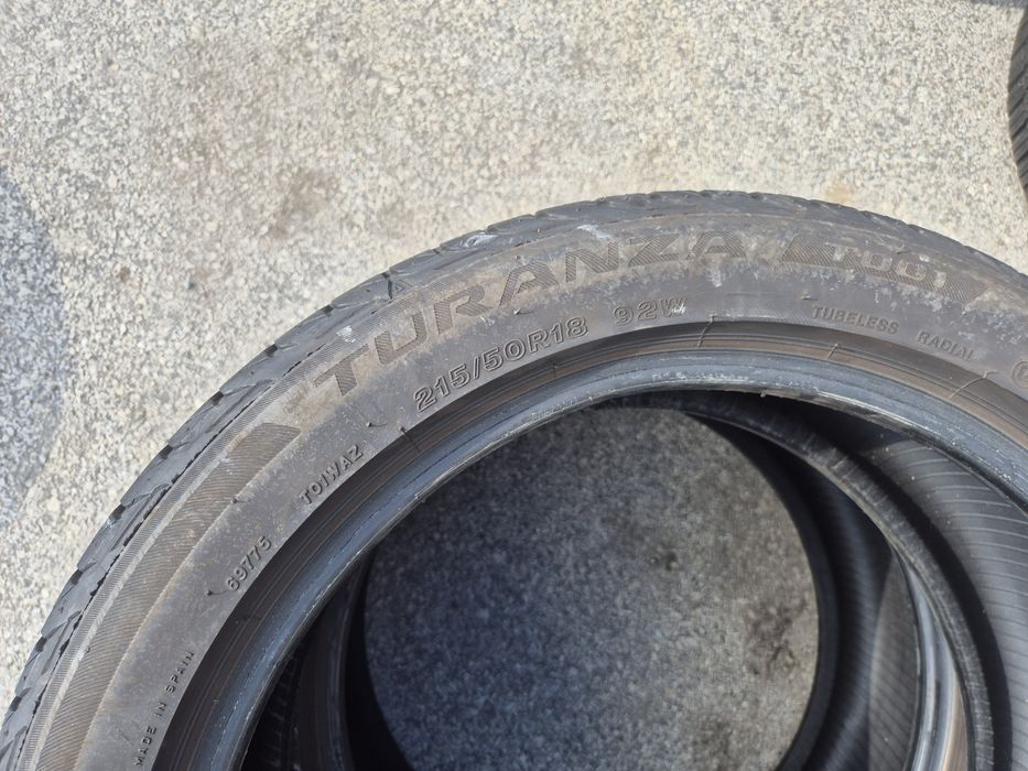 2бр. 215/50/18 Bridgestone Turanza T001 летни гуми