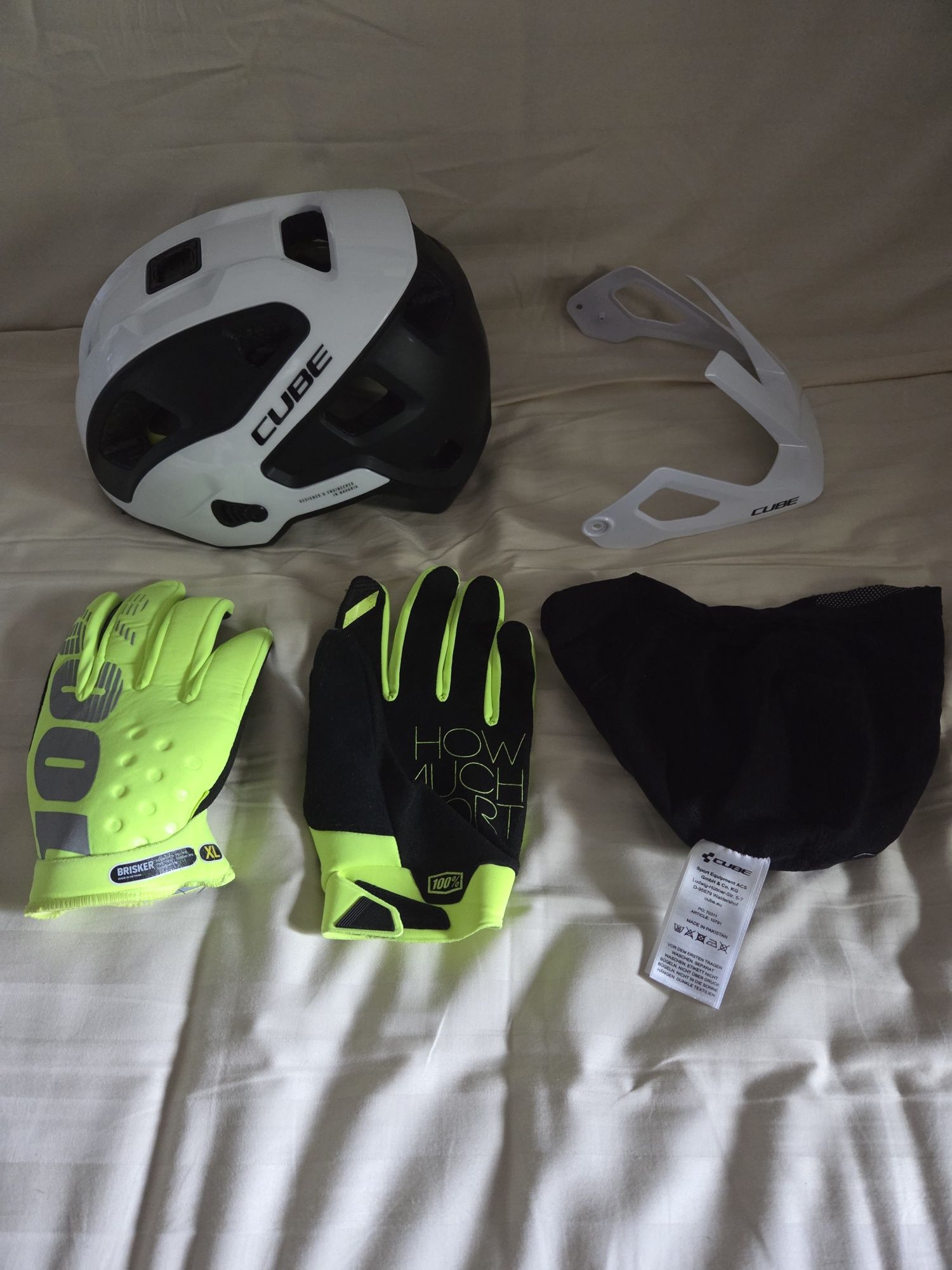 Cube casca XL/manusi Brisker XL/fes Cube  XL- oferta set sau separat