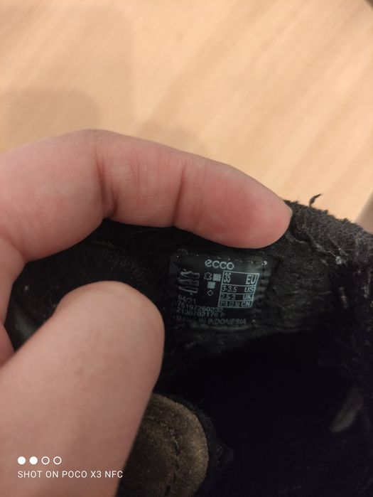 Ботинки теплые сапоги ecco