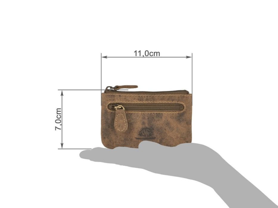 GreenBurry Etui pentru chei, portchei, portofel pentru chei din piele