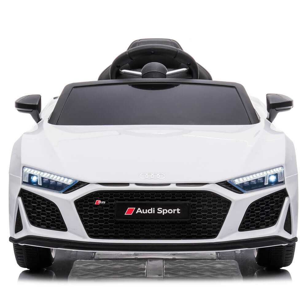 Masinuta electrica copii 1-5 ani Audi R8 Facelift, Roti Moi  #Alb