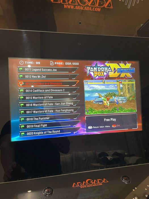 Aркадна игра в перфектно състояние с над 1000 игри - Mortal Kombat